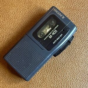 Sony M-405 Microcassette Recorder - Gray